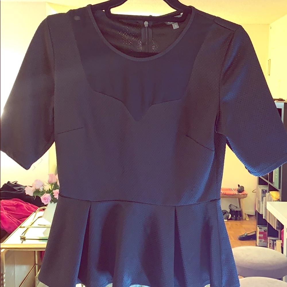 Like New Limited Collection Peplum Shirt